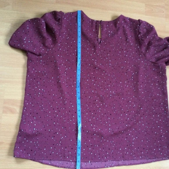 Reitmans XXL Rouched Short Sleeve Pink Blouse - Picture 6 of 8